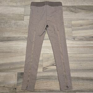 BCBG Max Azria Kimana High Waist Zippered Leggings Womens M